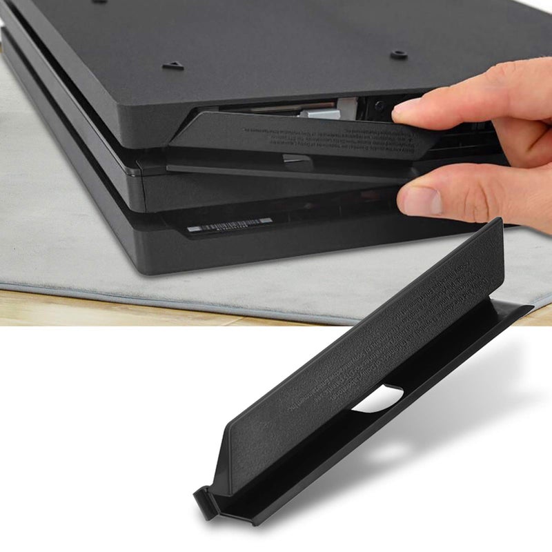 Brrnoo HDD Hard Drive Slot Cover Door Flap for Pro Black Plastic HDD Hard Drive Slot Cover Door Flap for Pro Console - Image 2
